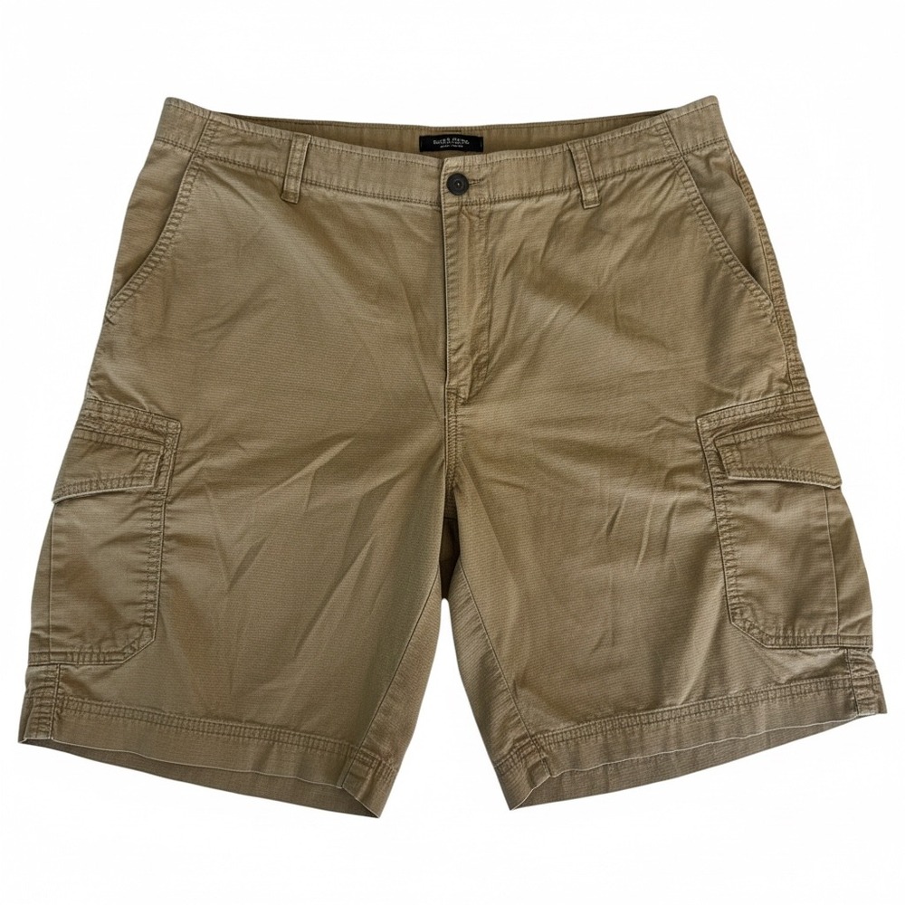 Denali Mens Khaki Ripstop Cargo Shorts Tan‎ Size 38 Hiking Outdoor Utility